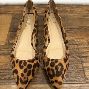 Lulu's Tan and Black Leopard Flats